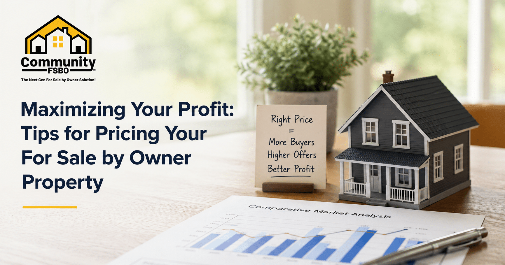 Featured image for “Maximizing Your Profit: Tips for Pricing Your For Sale by Owner Property”