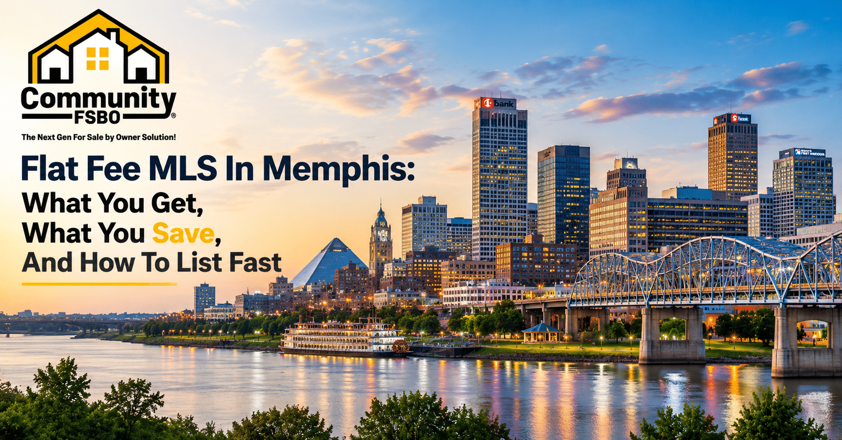 Featured image for “Flat Fee MLS In Memphis: What You Get, What You Save, And How To List Fast”